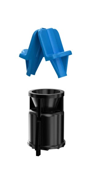 Gutjahr IndorTec FN, Zughauben schwarz/blau, Pack 100 Stück